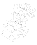 IntakeáChuteáAssembly Diagram and Parts List for CH922DH 74950 Bear Cat Chipper Shredder